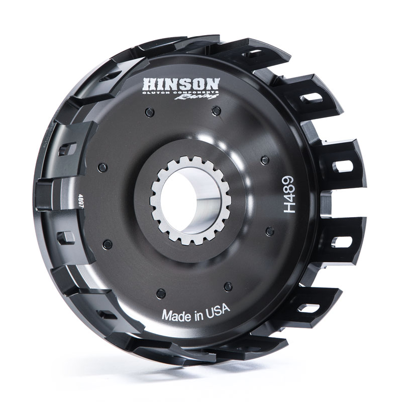 Hinson H489 Billetproof Clutch Basket For 02-12  Honda CRF450R